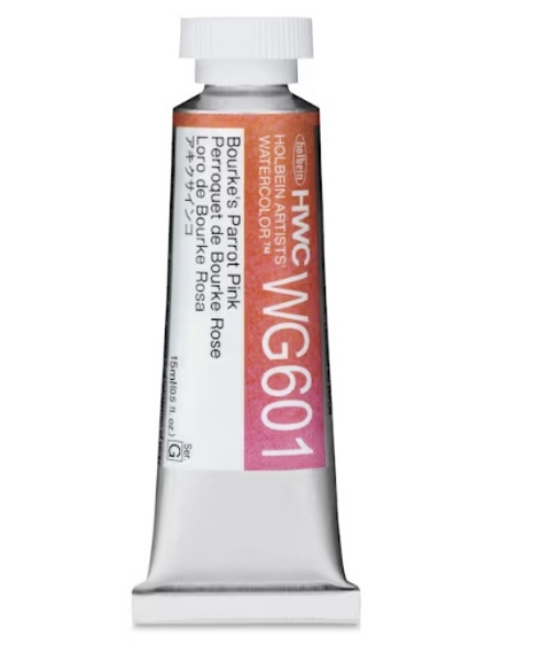 Picture of Holbein Granulating WC Bourke`s Parrot Pink G 15ml-WG601