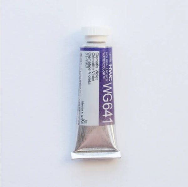Picture of Holbein Granulating WC Clematis Violet G 15ml-WG641