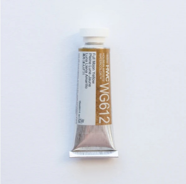 Picture of Holbein Granulating WC Full Moon Yellow G 15ml-WG612