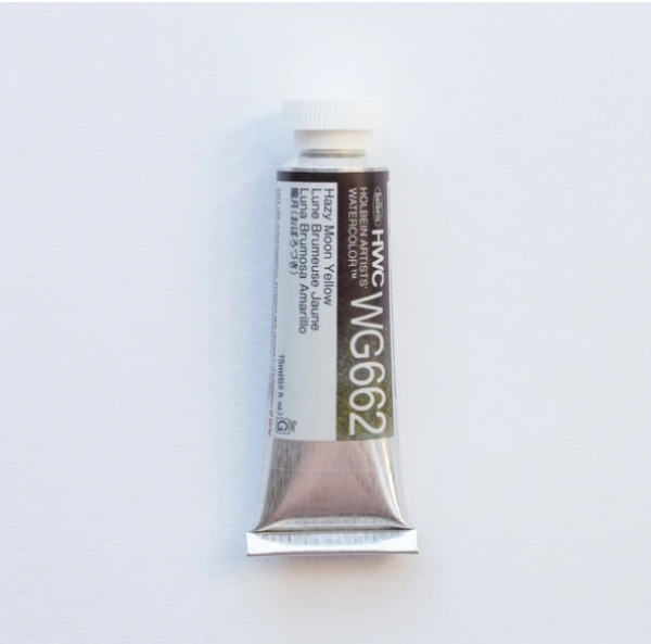 Picture of Holbein Granulating WC Hazy Moon Yellow G 15ml-WG662