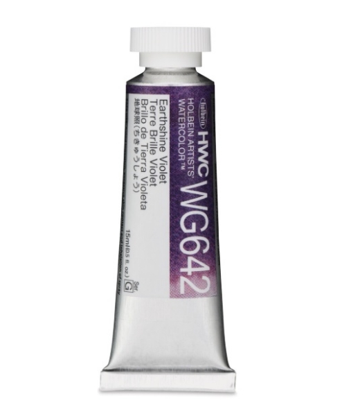Picture of Holbein Granulating WC Earthshine Violet G 15ml-WG642
