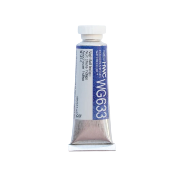Picture of Holbein Granulating WC Nightfall Indigo G 15ml-WG633