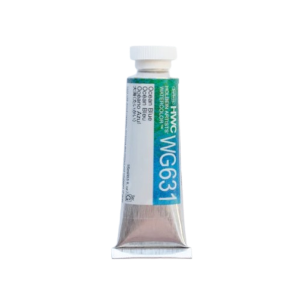 Picture of Holbein Granulating WC Ocean Blue G 15ml-WG631
