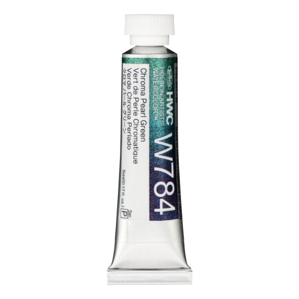 Picture of Holbein AWC CHROMA PEARL GREEN P 5ml-W784