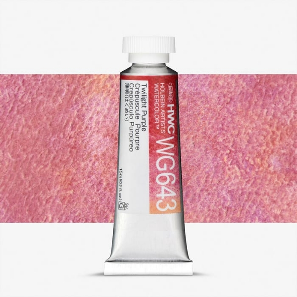 Picture of Holbein Granulating WC Twilight Purple G 15ml-WG643