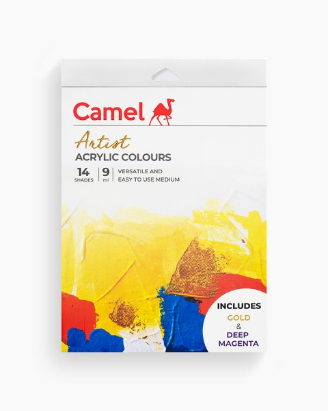 Picture of Camlin Artist Acrylic Colour  - Set of 14 (9ml)