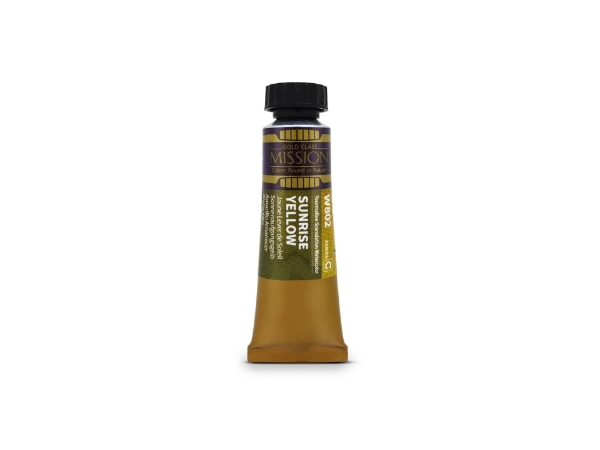 Picture of Mijello Tourmaline Two Tone Granulation Watercolour - Sunrise Yellow 15ml SR-C (W802)