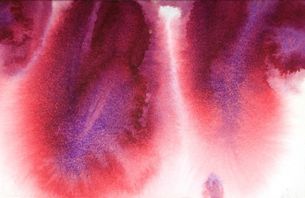 Picture of Mijello Tourmaline Two Tone Granulation Watercolour - Aurora Red 15ml SR-B (W806)