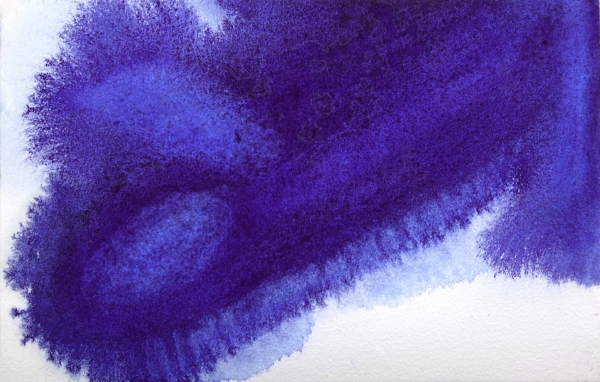 Picture of Mijello Tourmaline Two Tone Granulation Watercolour - Indigo Blue 15ml SR-D (W819)