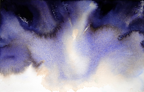 Picture of Mijello Tourmaline Two Tone Granulation Watercolour - Aurora Blue 15ml SR-C (W820)