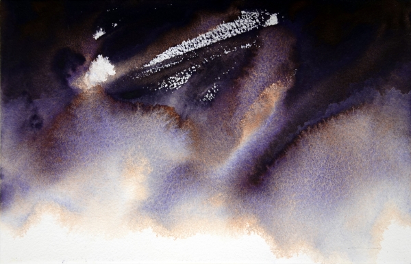 Picture of Mijello Tourmaline Two Tone Granulation Watercolour - Moonlight Violet 15ml SR-C (W822)