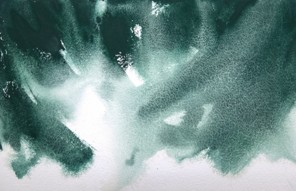 Picture of Mijello Tourmaline Two Tone Granulation Watercolour - Lake Green 15ml SR-D (W829)