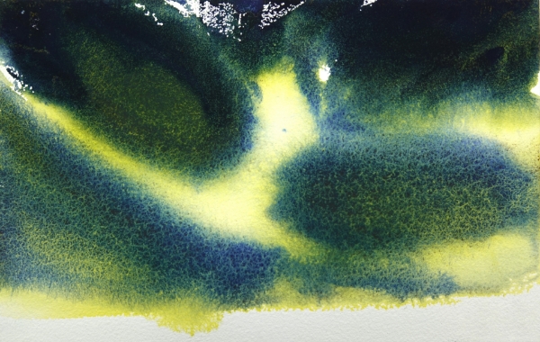 Picture of Mijello Tourmaline Two Tone Granulation Watercolour - Forest Green 15ml SR-C (W830)