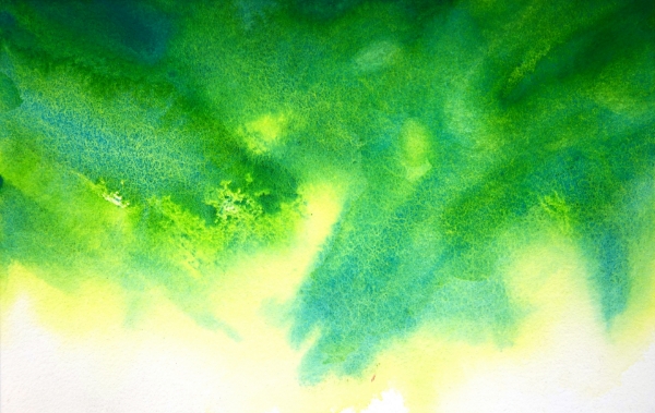 Picture of Mijello Tourmaline Two Tone Granulation Watercolour - Aurora Green 15ml SR-D (W833)