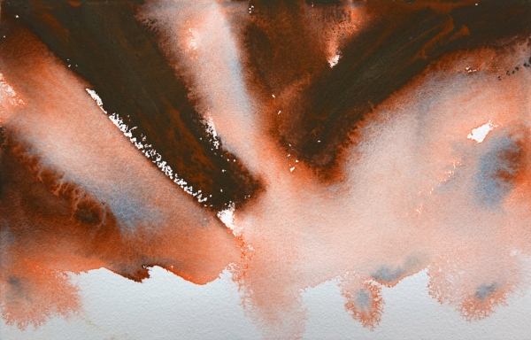 Picture of Mijello Tourmaline Two Tone Granulation Watercolour - Island Orange 15ml SR-D (W844)