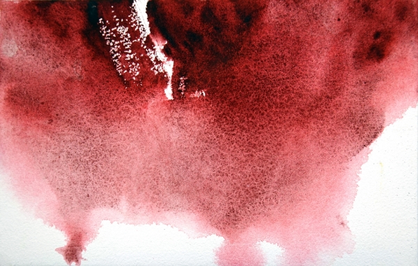 Picture of Mijello Tourmaline Two Tone Granulation Watercolour - Flame Red 15ml SR-D (W845)