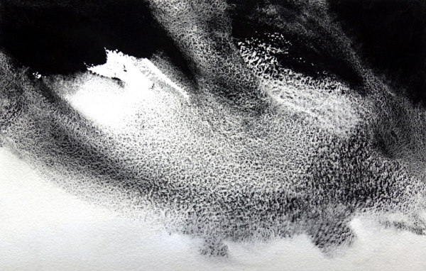 Picture of Mijello Tourmaline Two Tone Granulation Watercolour - Granite Stone Black 15ml SR-C (W856)