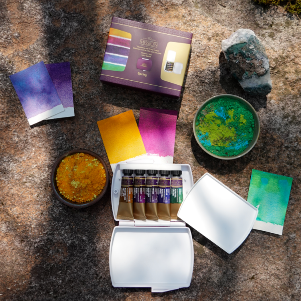 Picture of Mijello Mission Tourmaline Two Tone Granulation 5 x 15 ml colour set -SPRING (MGC-0405S)
