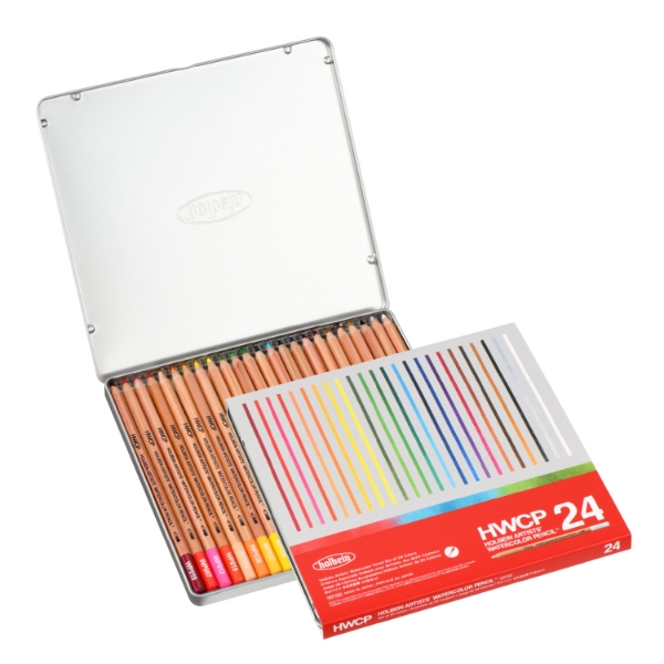 Picture of Holbein Watercolor Pencil Set of 24