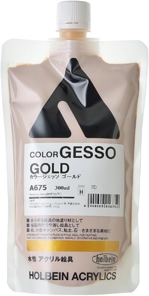Picture of Holbein Acrylic Gesso 300ml Gold H-A675