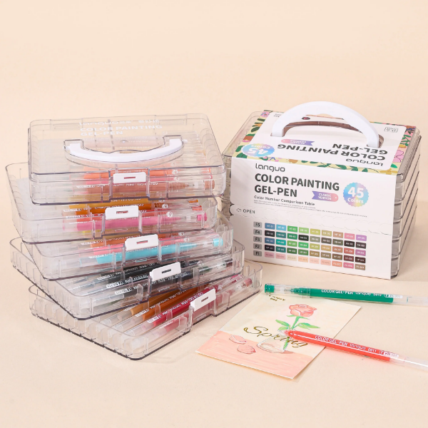 Picture of Languo Colour Gel Pen Set of 45 - Classic 