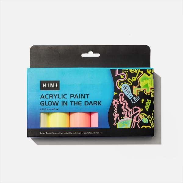 Picture of MIYA HIMI ACRYLIC GLOW IN THE DARK SET OF 6X60ML
