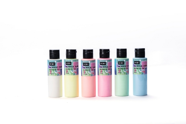 Picture of MIYA HIMI ACRYLIC GLOW IN THE DARK SET OF 6X60ML