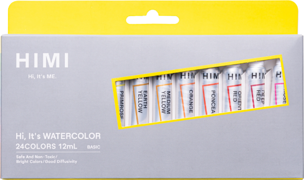 Picture of MIYA HIMI WATERCOLOR TUBE SET OF 24X12ML