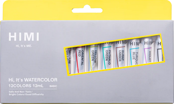 Picture of MIYA HIMI WATERCOLOR TUBE SET OF 12X12ML