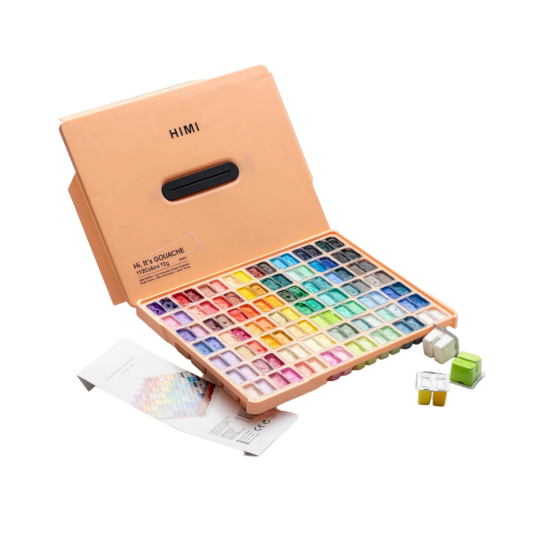 Picture of MIYA HIMI GOUACHE PAINT TWIN CUP PEACH FUZZ 112X12GMS