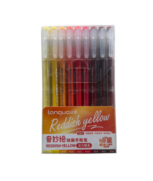 Picture of Languo Colour Gel Pen Set of 9