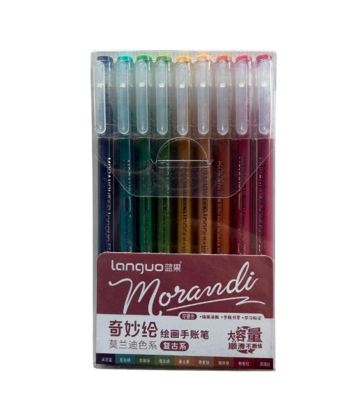 Picture of Languo Colour Gel Pen Set of 9