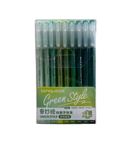 Picture of Languo Colour Gel Pen Set of 9
