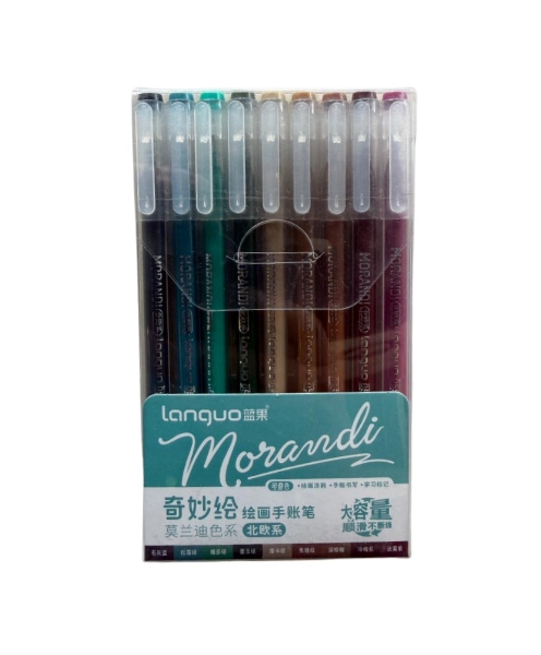 Picture of Languo Colour Gel Pen Set of 9