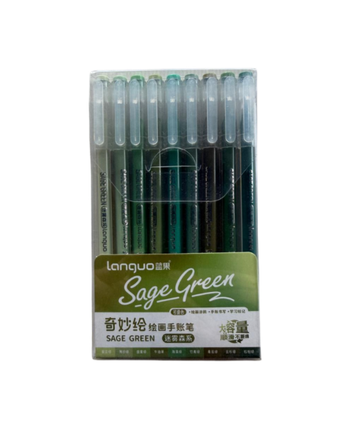 Picture of Languo Colour Gel Pen Set of 9