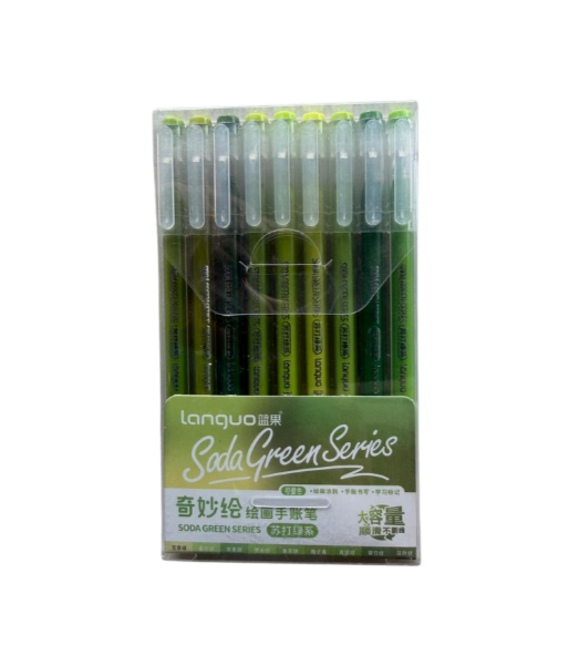 Picture of Languo Colour Gel Pen Set of 9