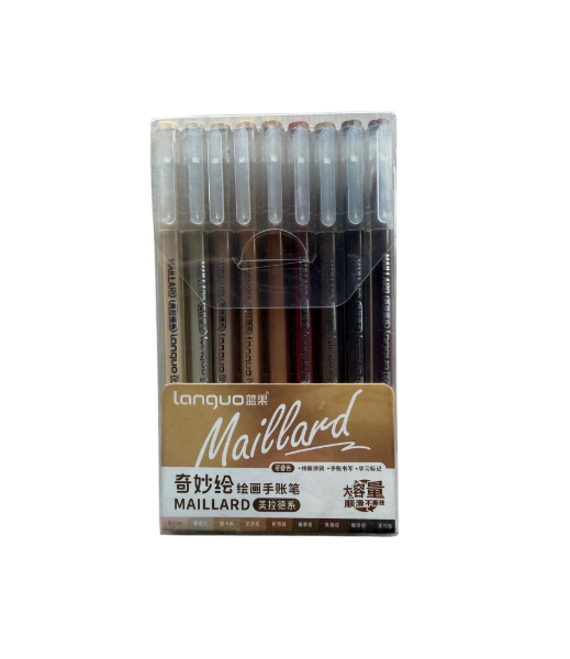 Picture of Languo Colour Gel Pen Set of 9