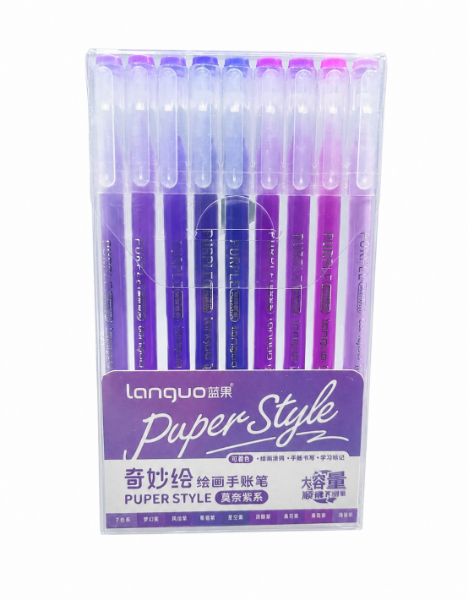 Picture of Languo Colour Gel Pen Set of 9
