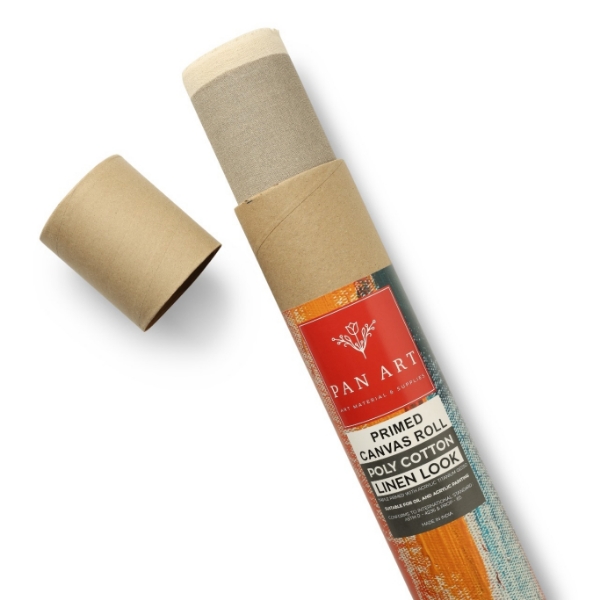 Picture of PAN ART PRIMED CANVAS ROLL POLYCOTTON 42INCHES X 5MTR - ULTRASMOOTH