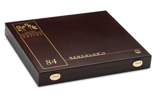 Picture of Caran d’Ache NEOCOLOR™ II Aquarelle – 84 Colour Wooden Gift Box (Special Edition)