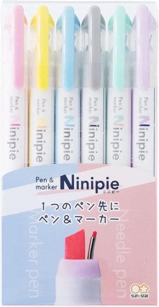 Picture of Sunstar Ninippie Pen & Marker Set of 6 S4591739