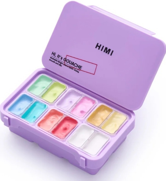 Picture of MIYA HIMI GOUACHE TWIN CUP SOFT PASTEL 12X12GM-TST228